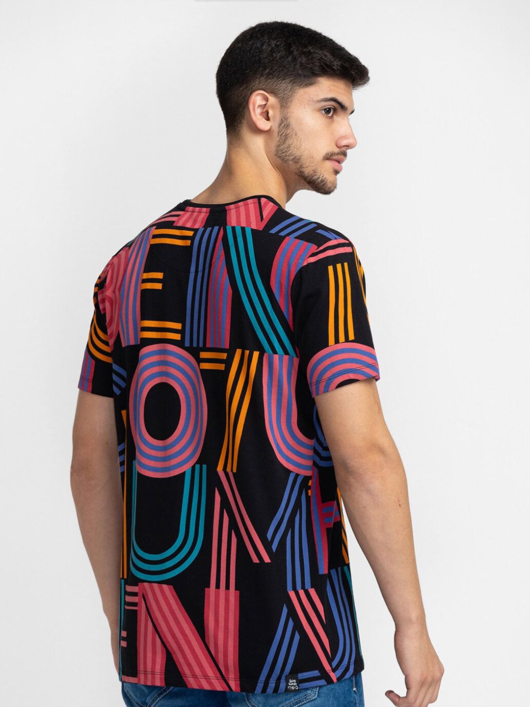 Being Human Typography Printed Round Neck T-shirt