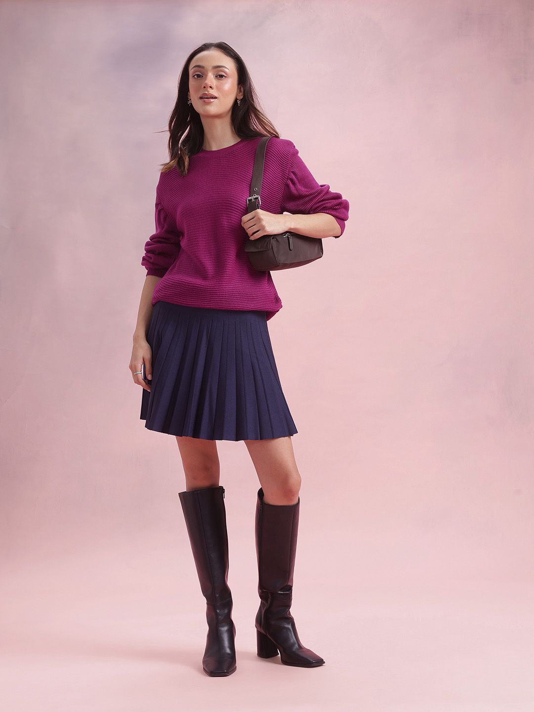 DressBerry Drop-Shoulder Sleeves Pullover