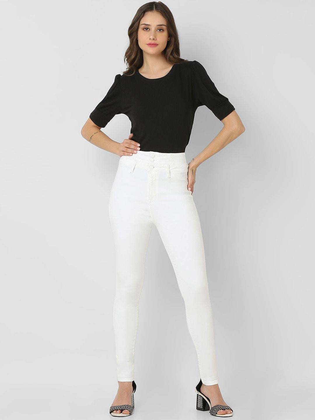 SPYKAR Women Slim Fit High-Rise Stretchable Jeans