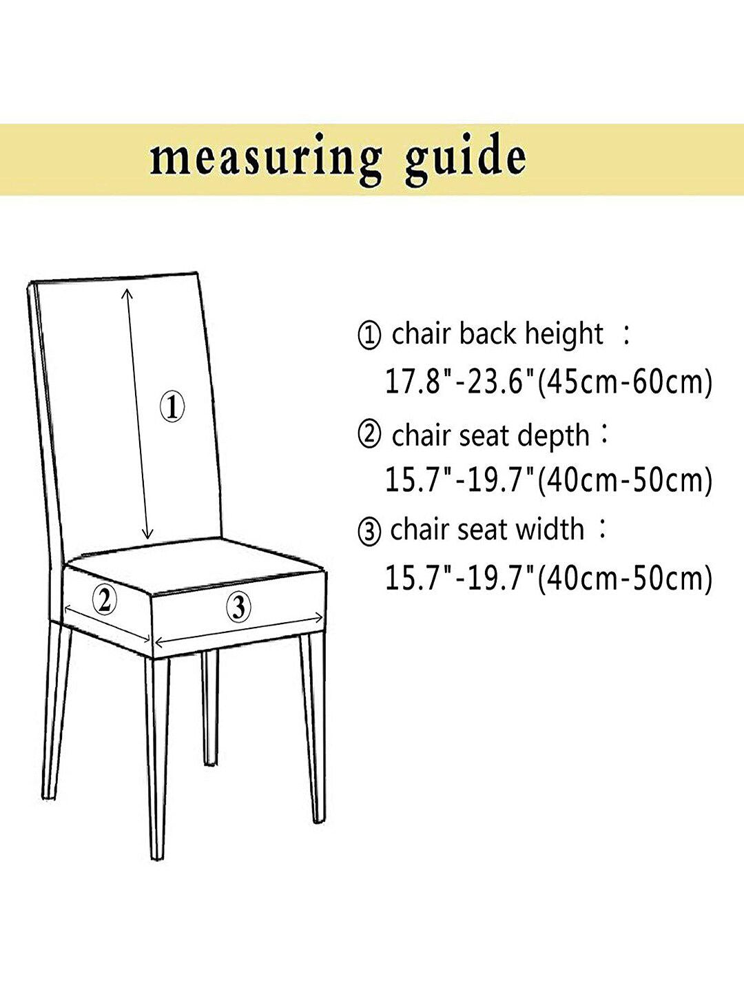 Cortina Set Of 6 Printed Chair Covers