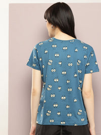 DILLINGER Printed Pure Super Combed Cotton Boxy T-shirt