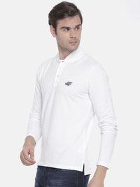The Indian Garage Co Men White Solid T-shirt