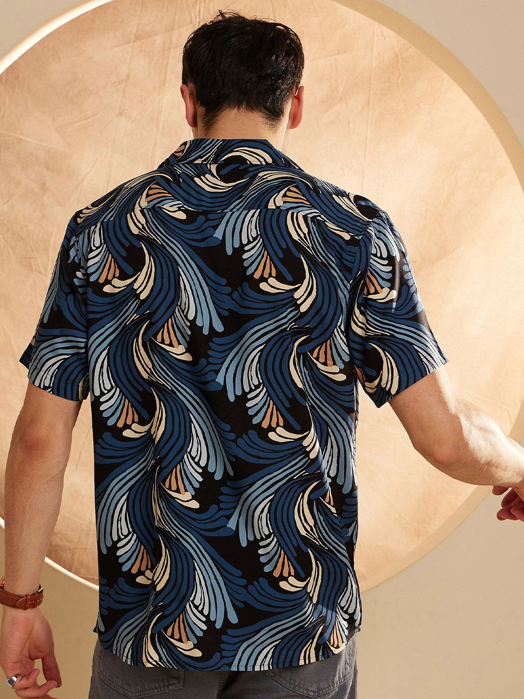 DENNISON Digital Printed Oversized Casual Shirt