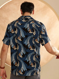 DENNISON Digital Printed Oversized Casual Shirt