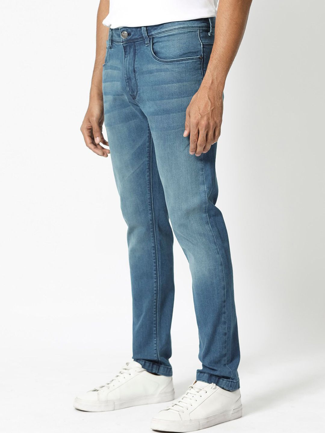 RARE RABBIT Men Night Slim Fit Cotton Jeans