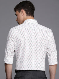 Raymond Pure Cotton Slim Fit Conversational Printed Formal Shirt