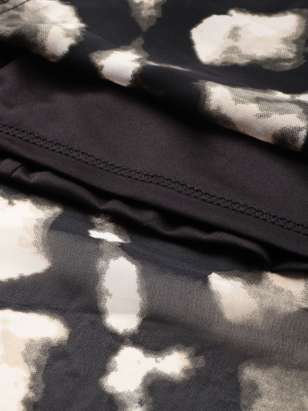 DressBerry Print Fit & Flare Midi Dress