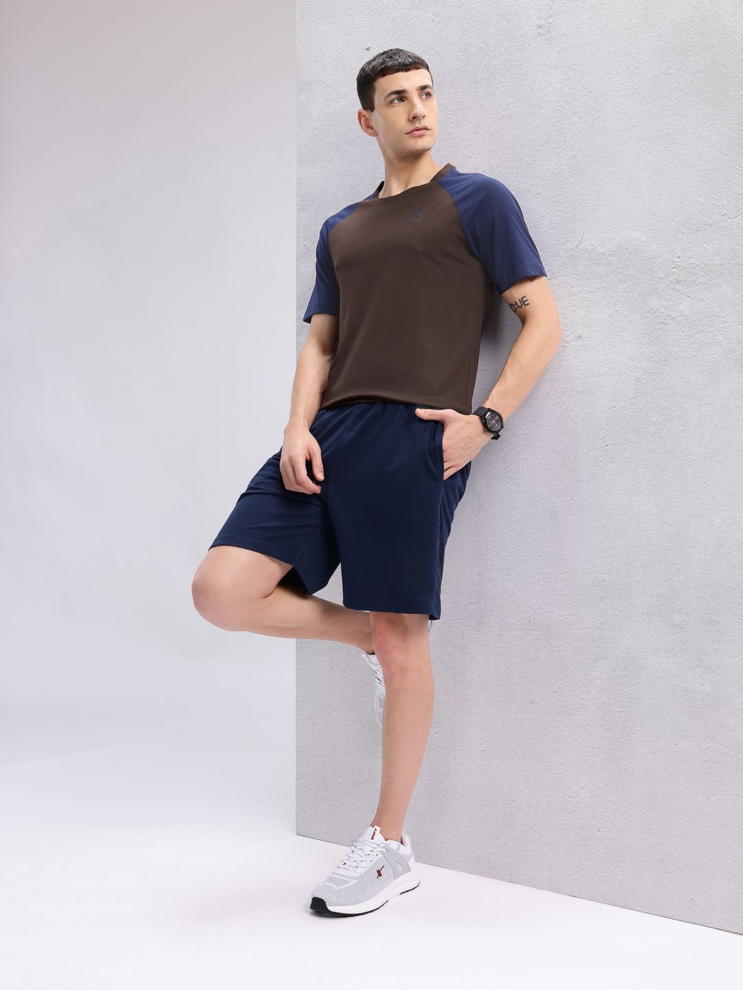 HRX by Hrithik Roshan Contrast Sleeve Lifestyle T-shirt