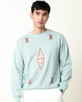 RARE RABBIT Men Aztec Printed Sweatshirt