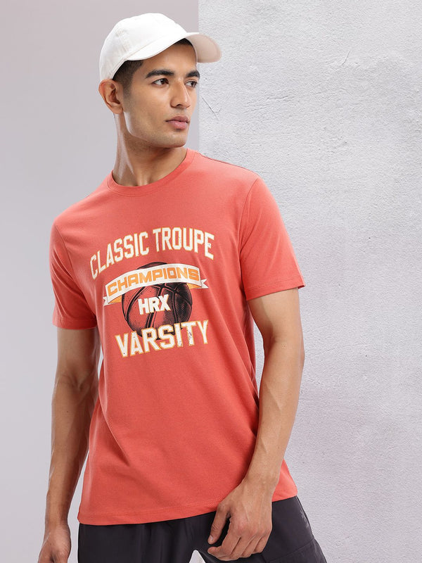 HRX by Hrithik Roshan Typography Print Round-Neck Lifestyle T-shirt