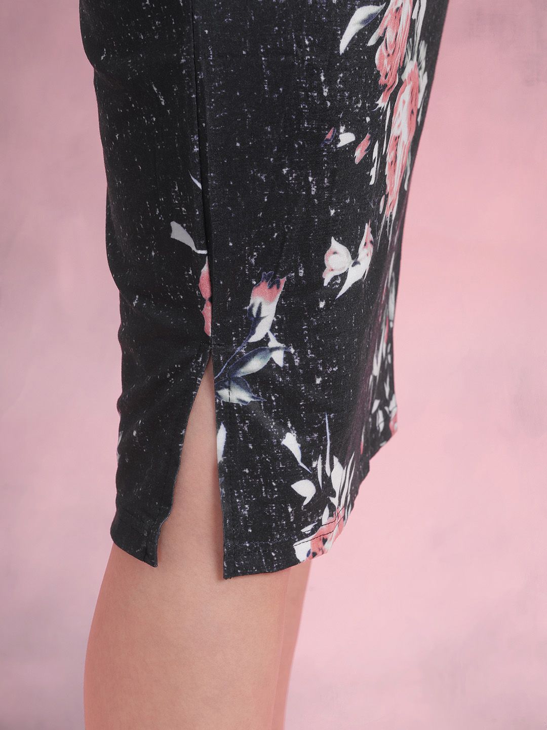 DressBerry Floral Print Bodycon Dress