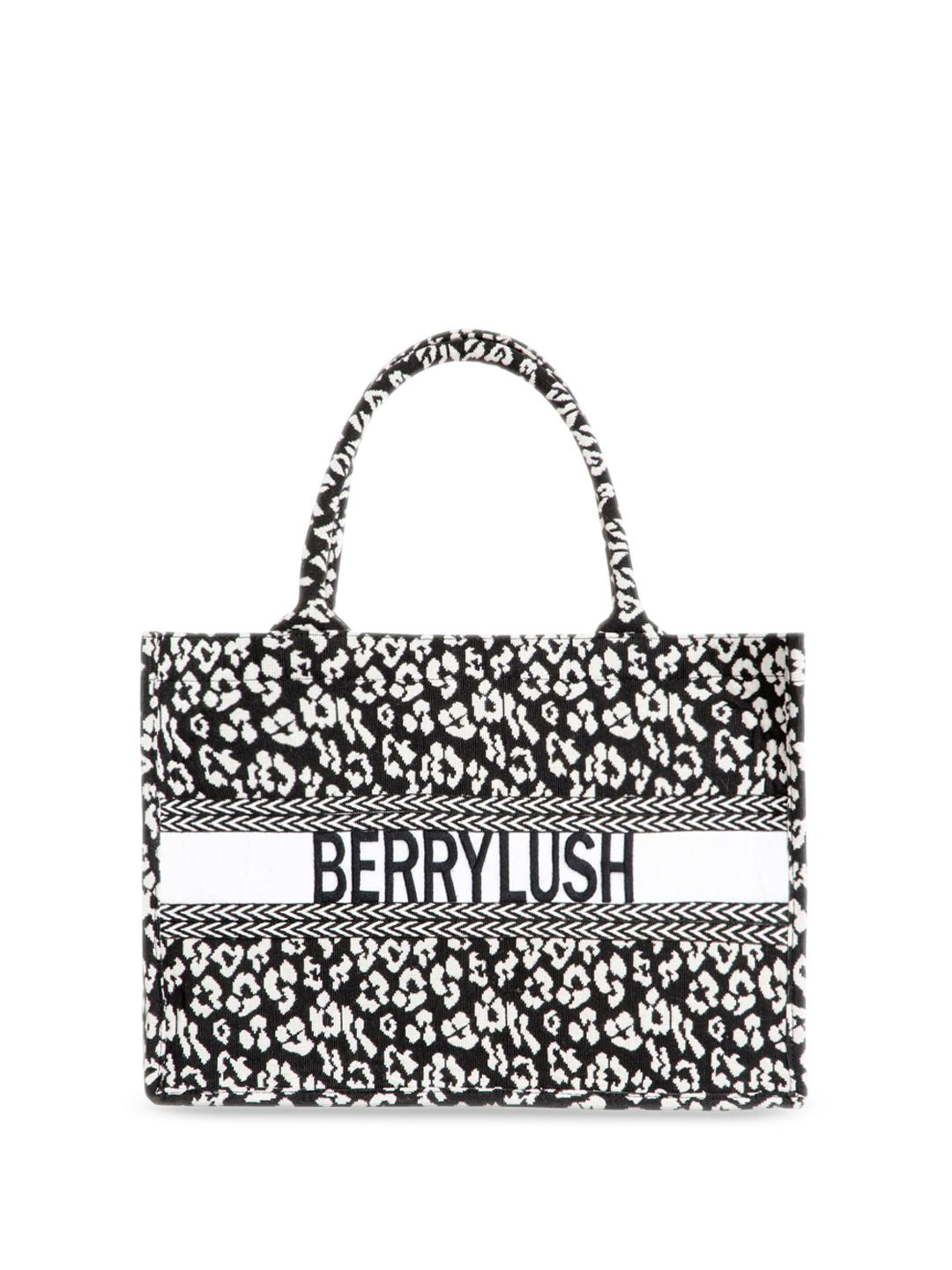 Berrylush Animal Printed Structured Shopper Tote Bag