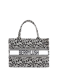 Berrylush Animal Printed Structured Shopper Tote Bag