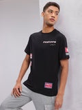 HRX by Hrithik Roshan Typography & Brand Logo Printed Lifestyle T-shirt