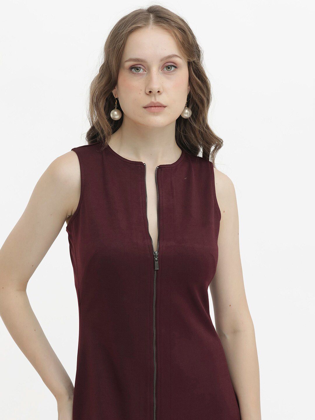 RAREISM A-Line Sleeveless Midi Dress