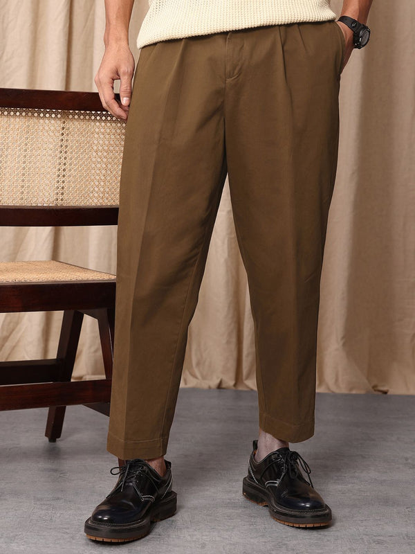 Mr Bowerbird Men Oversized Fit Pleated Trousers