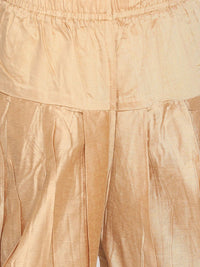 VASTRAMAY Boys Green Bandhani Printed Kurta with Dhoti Pants