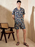 DENNISON Floral Printed Oversized Co Ord Set