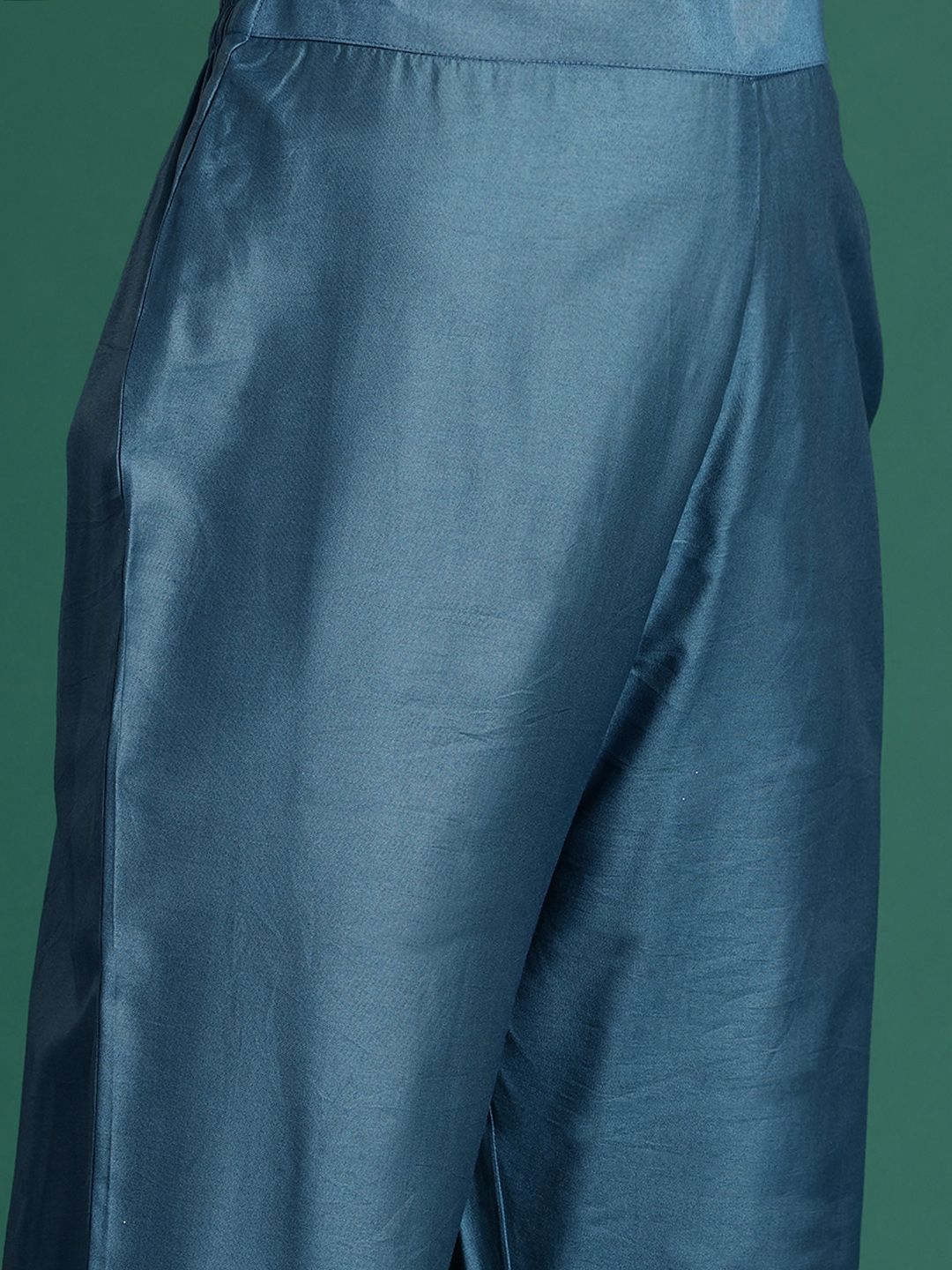 Indo Era Women Ethnic Motifs Embroidered Regular Kurta with Trousers & With Dupatta