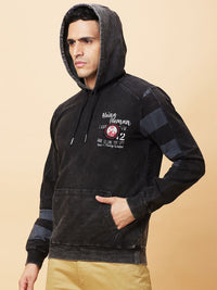 Being Human Printed Hooded Sweatshirts