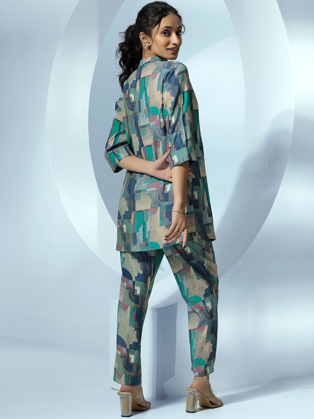Libas Printed Tunic & Trousers Co-Ords