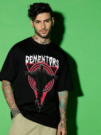 Bewakoof X Harry Potter Graphic Printed Oversized Fit T-shirt