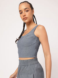 DressBerry Retro Corset Crop Top