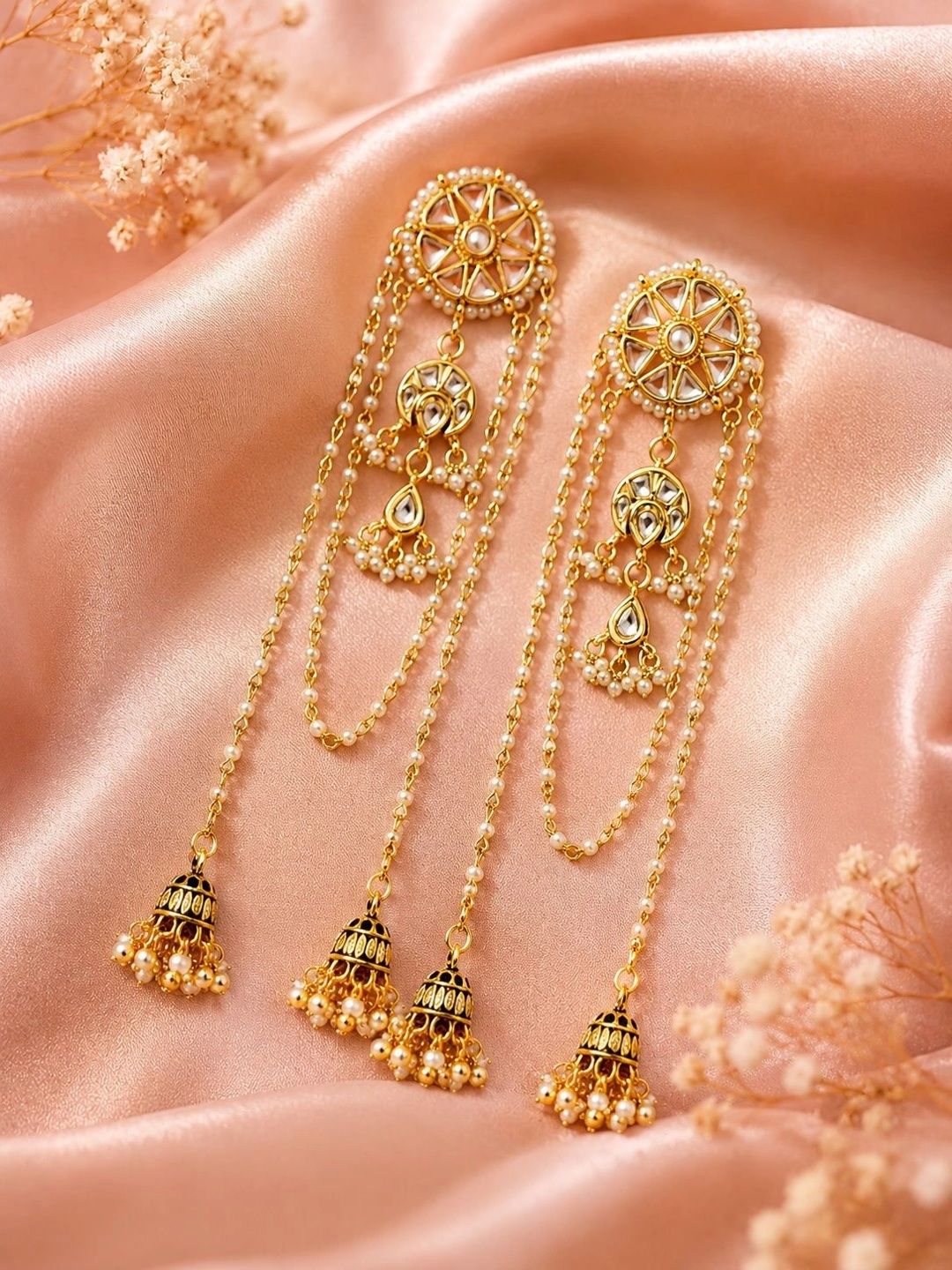 PANASH Circular Drop Earrings