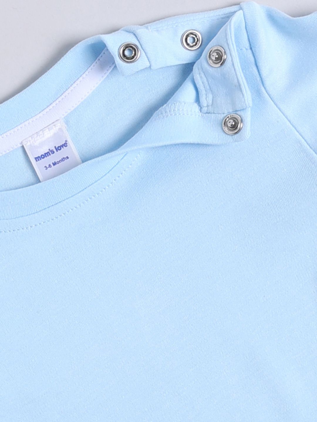 Moms Love Infant Boys Graphic Printed Cotton Dungaree & Sweatshirt