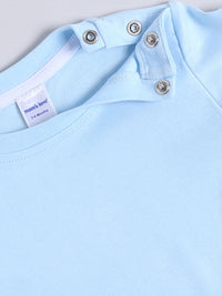 Moms Love Infant Boys Graphic Printed Cotton Dungaree & Sweatshirt