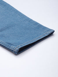 all about you Women Straight Fit High-Rise Heavy Fade Stretchable Jeans