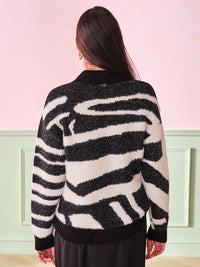 AND Women Striped Bell Sleeve Top