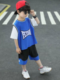 YK Boys Printed Round Neck Pure Cotton T-Shirt With Shorts