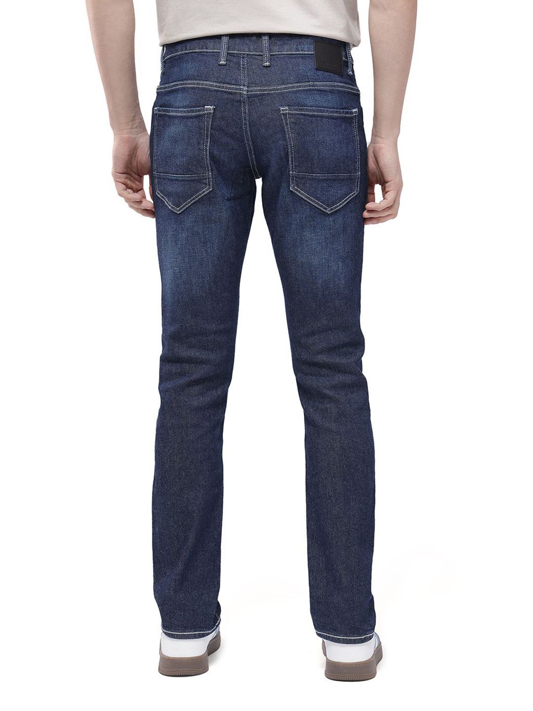 RARE RABBIT Men Comfort Mid-Rise Regular Fit Stretchable Jeans