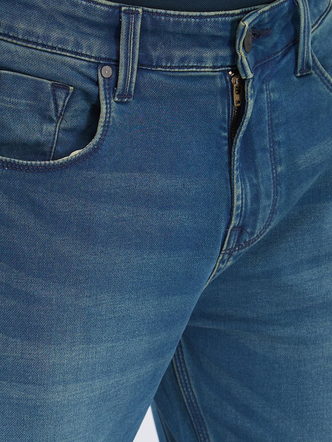 SPYKAR Men Slim Fit Low-Rise Light Fade Stretchable Jeans