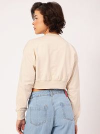 DressBerry Boxy Crop Sweatshirt