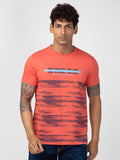 SPYKAR Men Graphic Printed Slim Fit T-shirt
