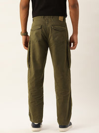 Bene Kleed Men Relaxed Cotton Cargos Trousers
