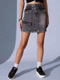 STREET 9 A-Line Above Knee Skirt