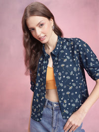 DressBerry Floral Printed Casual Shirt
