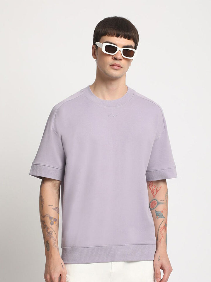 THE BEAR HOUSE Drop Shoulder Relaxed Fit Cotton T-shirt
