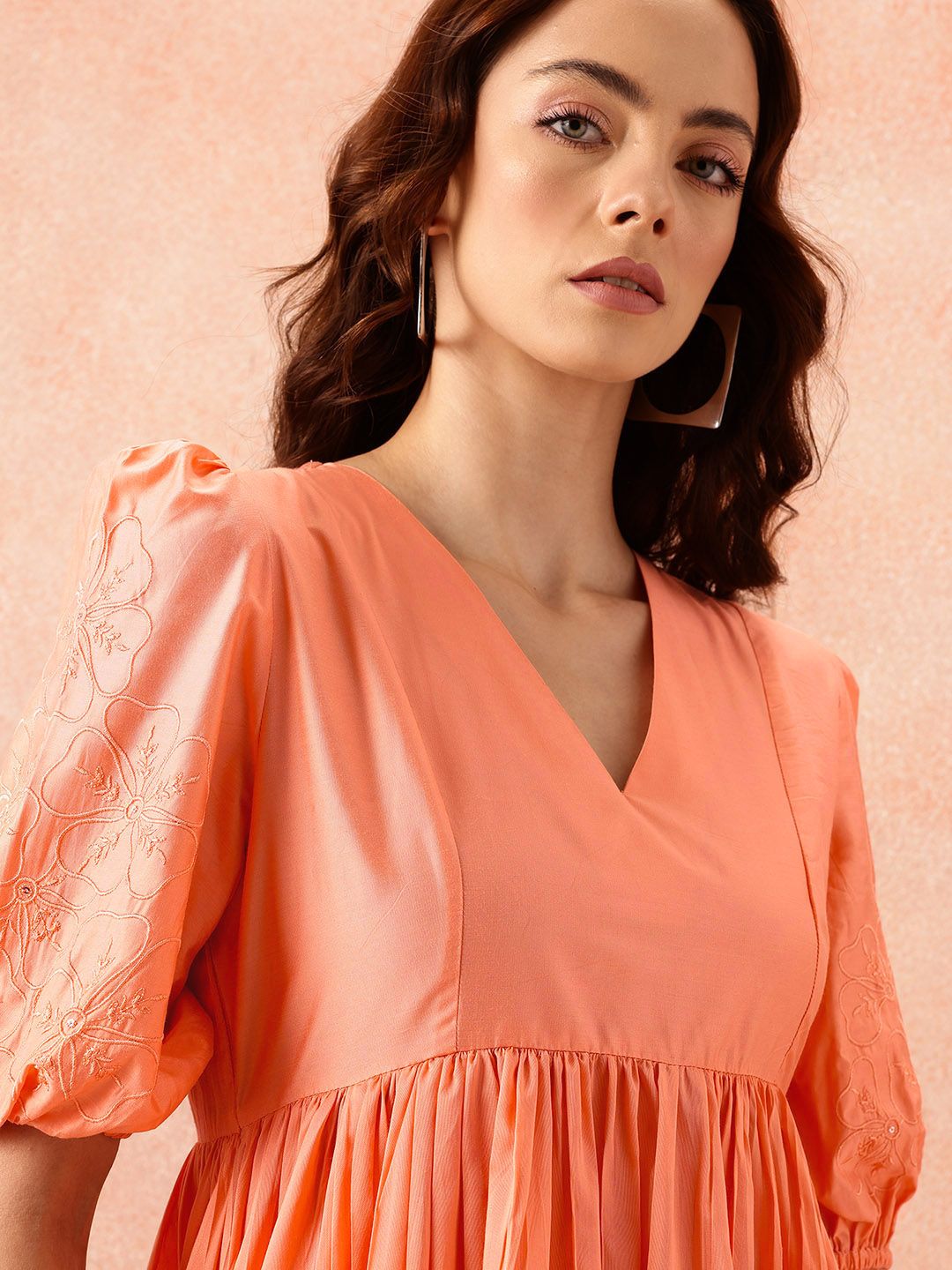 all about you Empire Midi Ethnic Dress