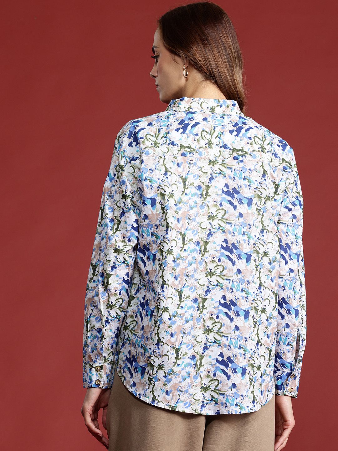 all about you Floral Printed Casual Shirt
