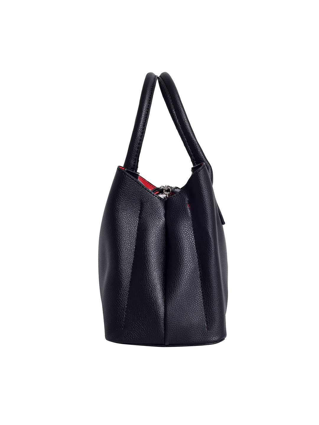 Lino Perros Black Solid Handheld Bag