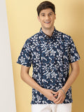Thomas Scott Pure Cotton Smart Floral Opaque Printed Casual Shirt