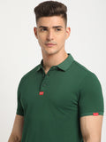 THE BEAR HOUSE Polo Collar Short Sleeves Slim Fit T-shirt