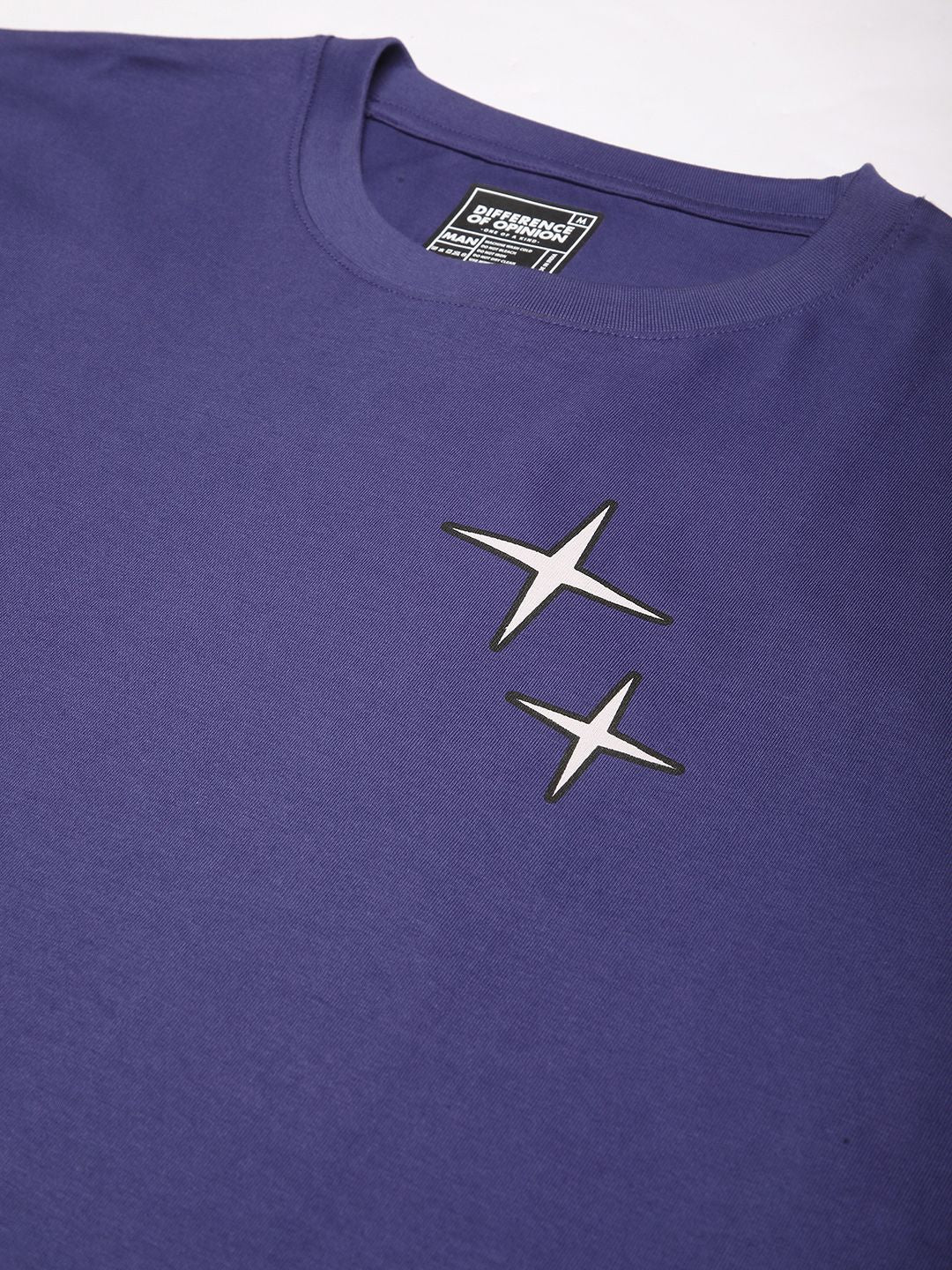 Difference of Opinion Men Short Sleeve Oversized Crew Neck Printed Tshirt