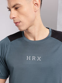 HRX by Hrithik Roshan Brand Logo Print Training T-shirt