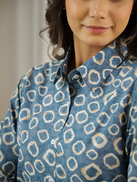 SANSKRUTIHOMES Printed Pure Cotton Shirt & Trousers