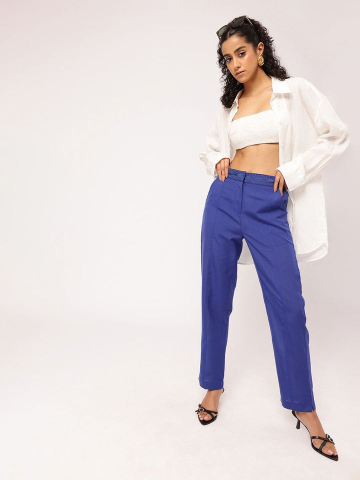 Women Holiday Chic Celebrate In Style Regular Trousers